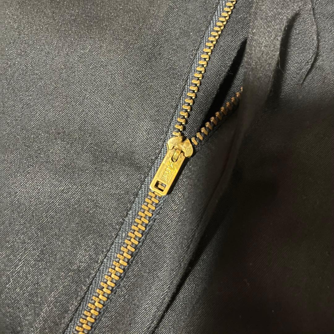 50s 60s ブラック レーヨン ギャバジン スラックス ヴィンテージ 黒