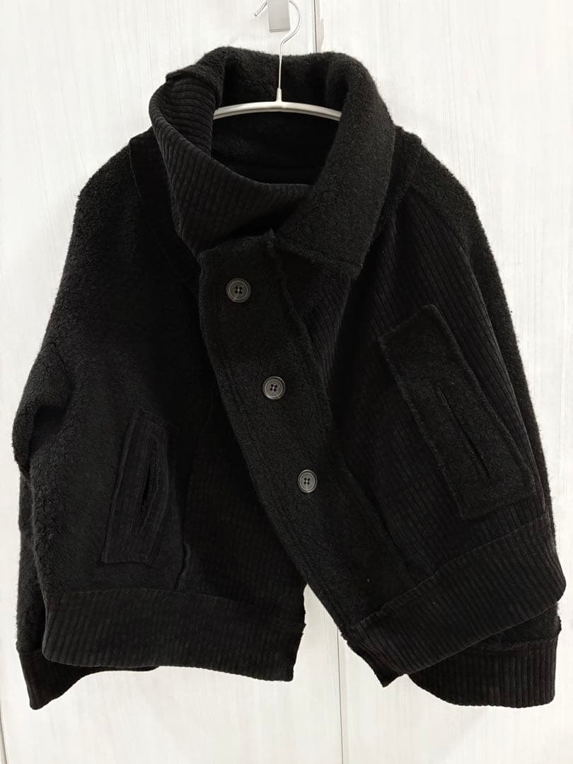 【Y's】WOOL BREND PILE 3 BUTTON COAT コート