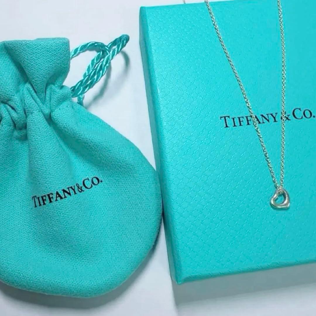 2025.5月購入 保証書付き‼️ティファニー オープンハート ネックレス 7mm