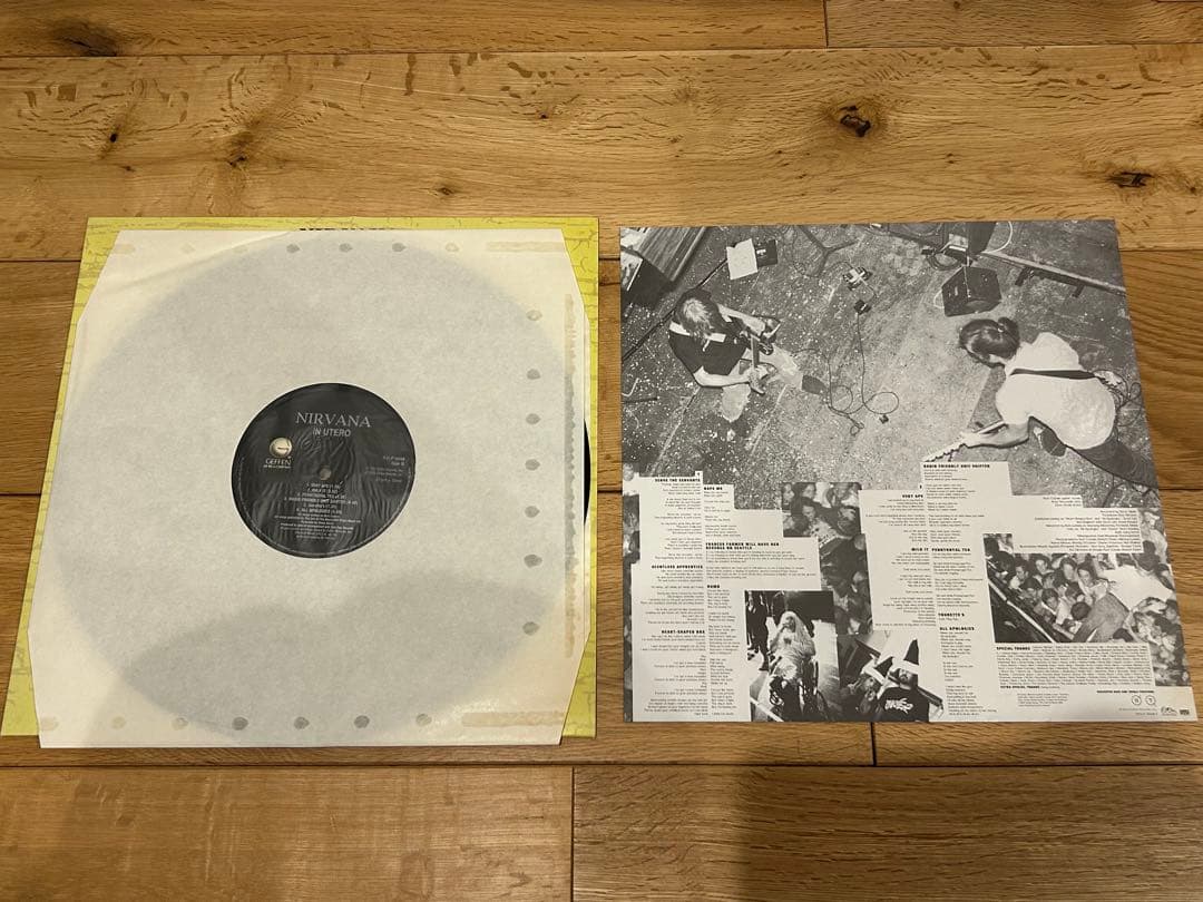 Nirvana In Utero UK版 限定ビニールLP