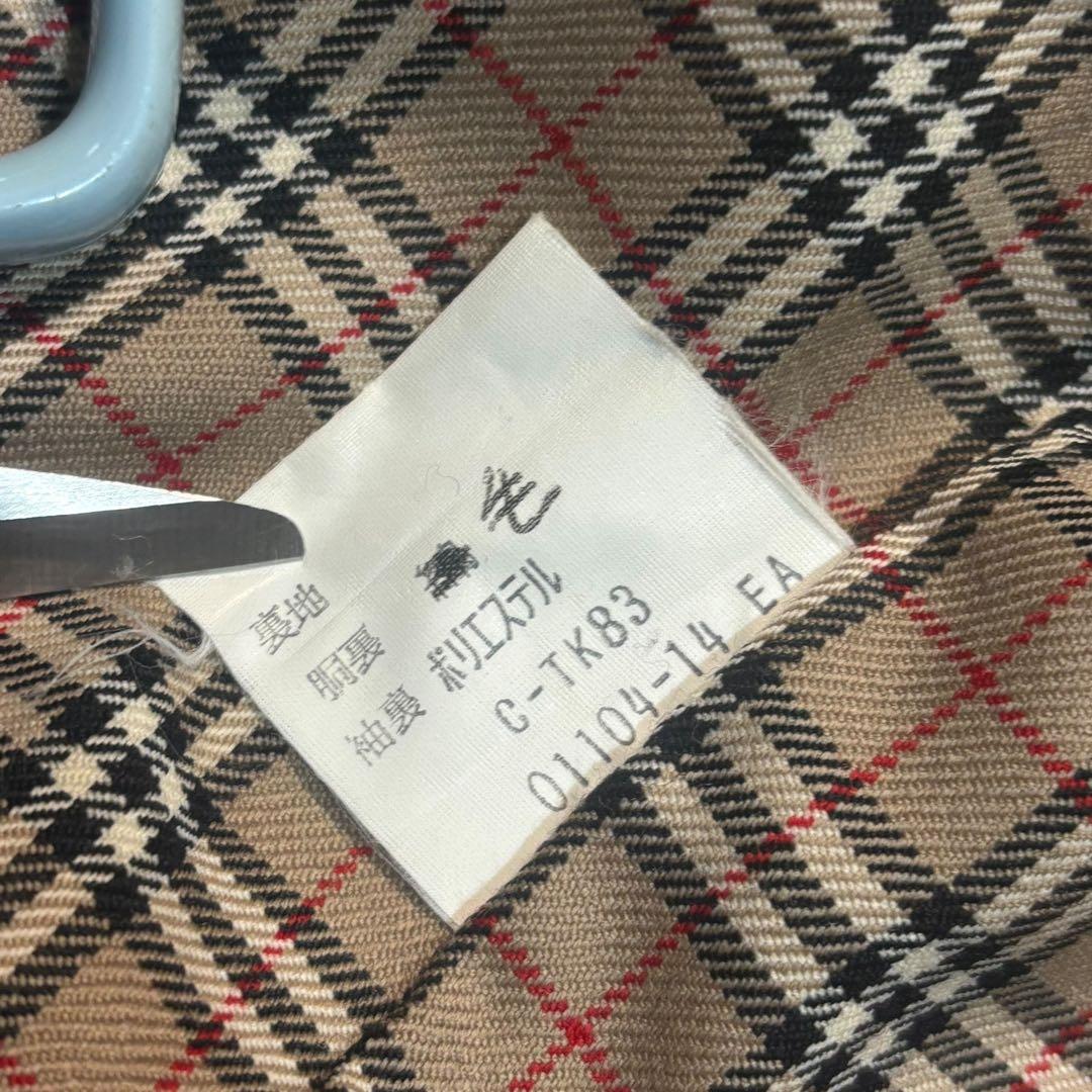 90s バーバリー ノバチェック ハリントンジャケット スイングトップ