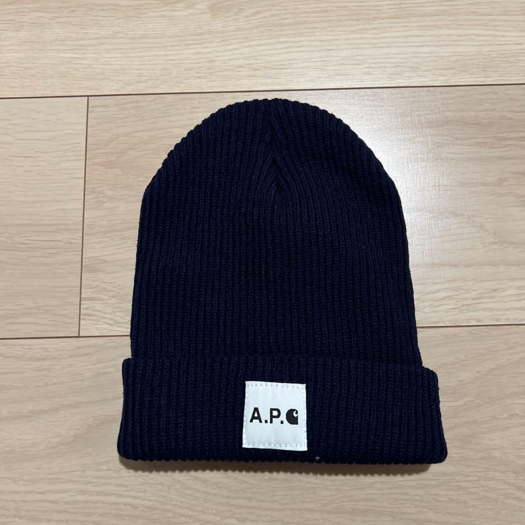 まーくん　A.P.C × carhartt コラボビーニー　ニット帽