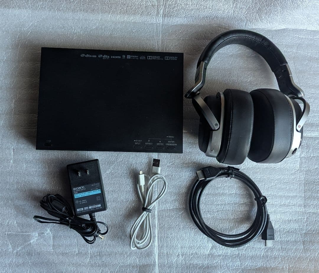 イヤーパッド・バッテリー交換済　SONY「ソニーMDR-HW700DS」動作品