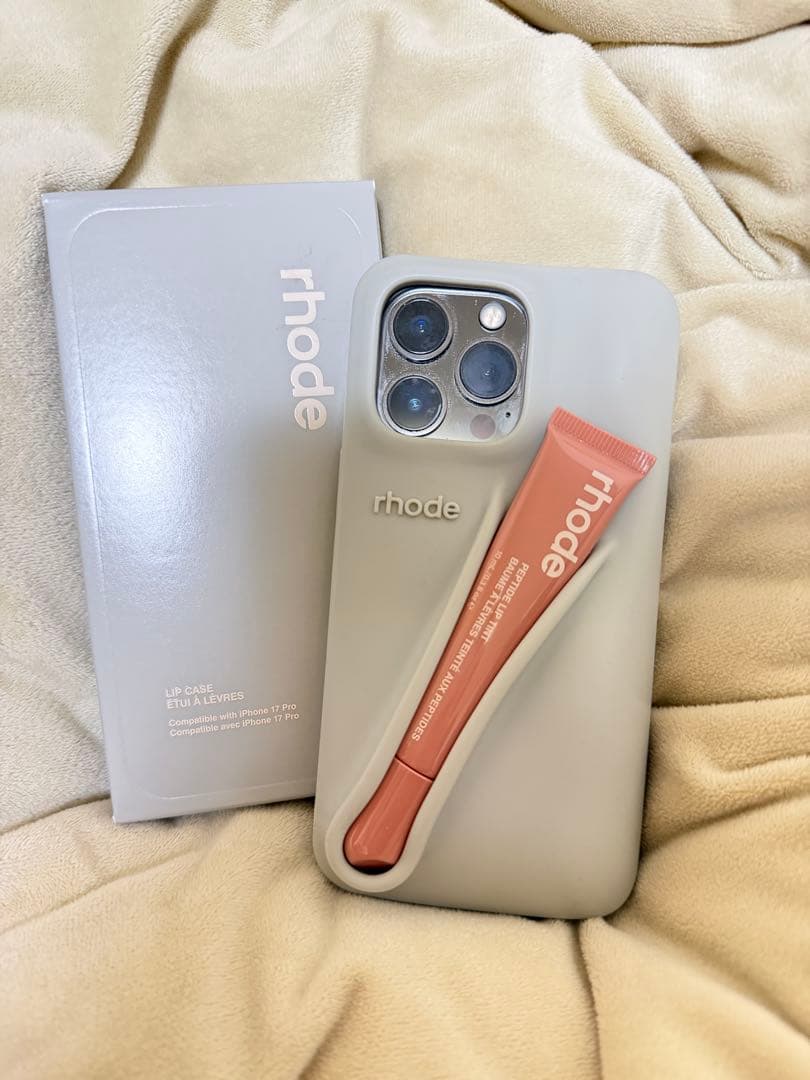 rhode iPhone13proケース グレー