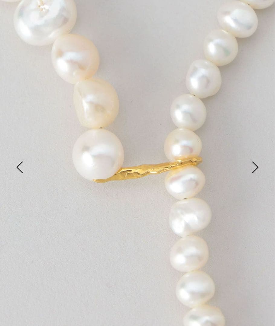 【週末Sale中】PREEK プリーク バロックパール ラリエット ネックレス