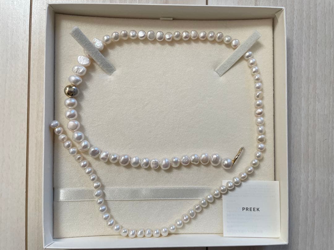 【週末Sale中】PREEK プリーク バロックパール ラリエット ネックレス