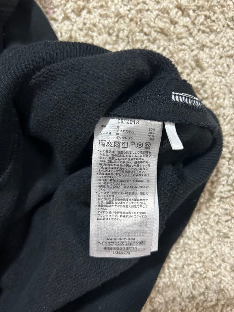 wtaps×champion academy crew neck M ブラック