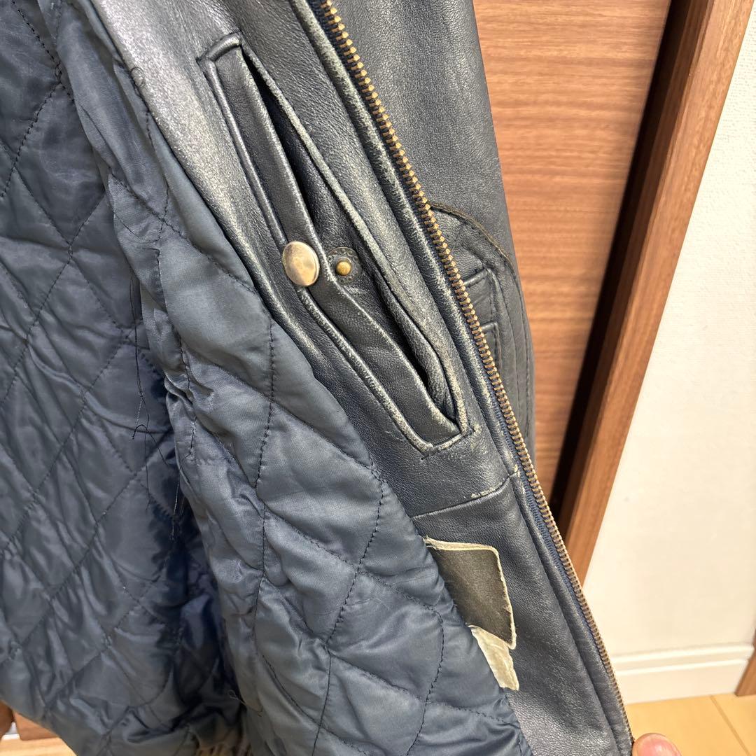 フランス軍　パイロット　レザージャケット ミリタリージャケット