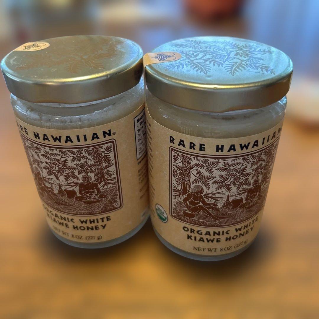 レアハワイアン　オーガニックホワイトハニー　プレーン　はちみつ