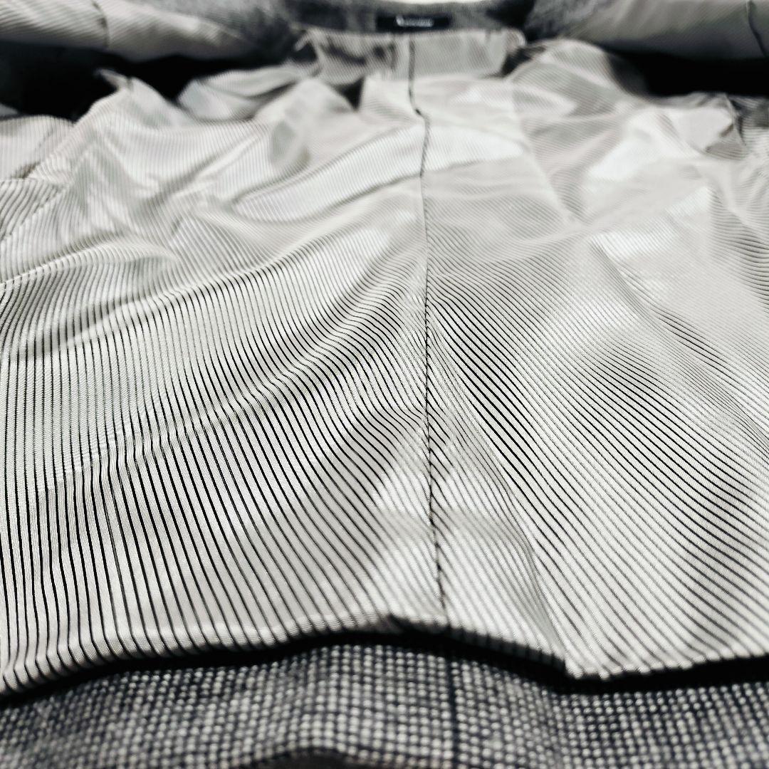 Aquascutum ロロピアーナ セットアップ スーツ グレー ウール シルク