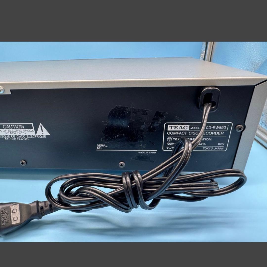 【美品】TEAC ティアック CD-RW890 CDレコーダー