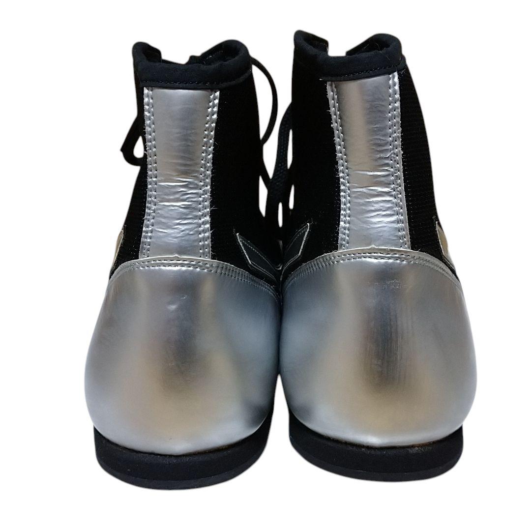 ミズノ 井上尚弥 ハイカットボクシングシューズ29.0サイズ ブラック シルバー