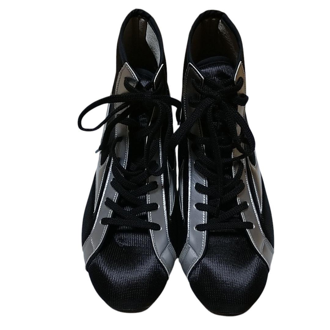 ミズノ 井上尚弥 ハイカットボクシングシューズ29.0サイズ ブラック シルバー