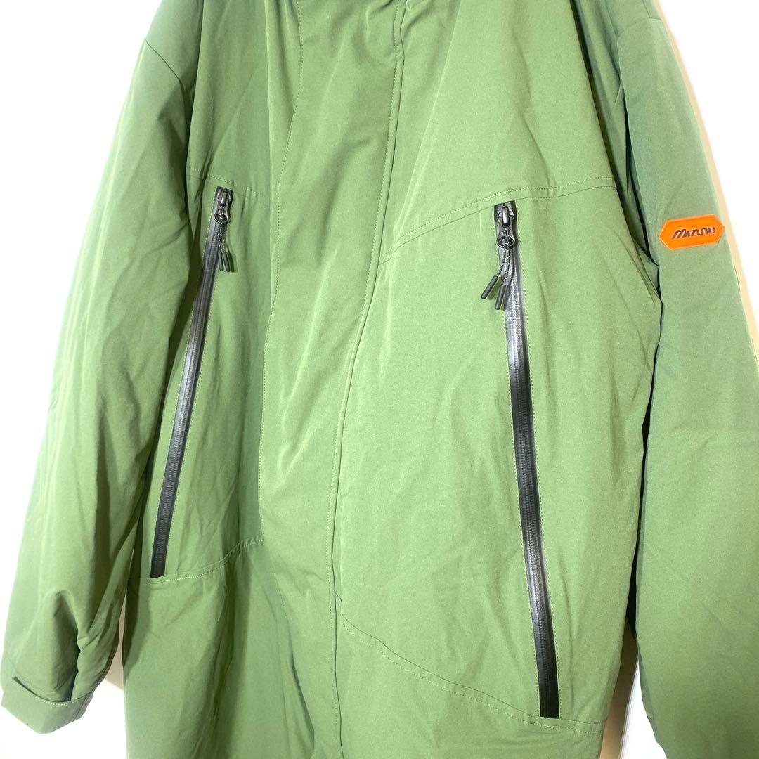 ミズノMizuno ブレスサーモグリーン 中綿ロングコートベンチコートXL