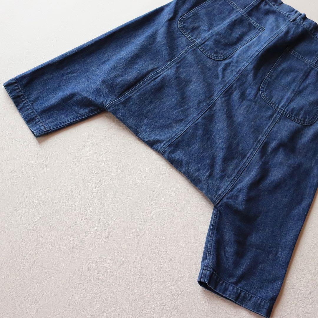 5088【極美品】コムデギャルソン サルエルパンツ クロップドパンツ デニム S