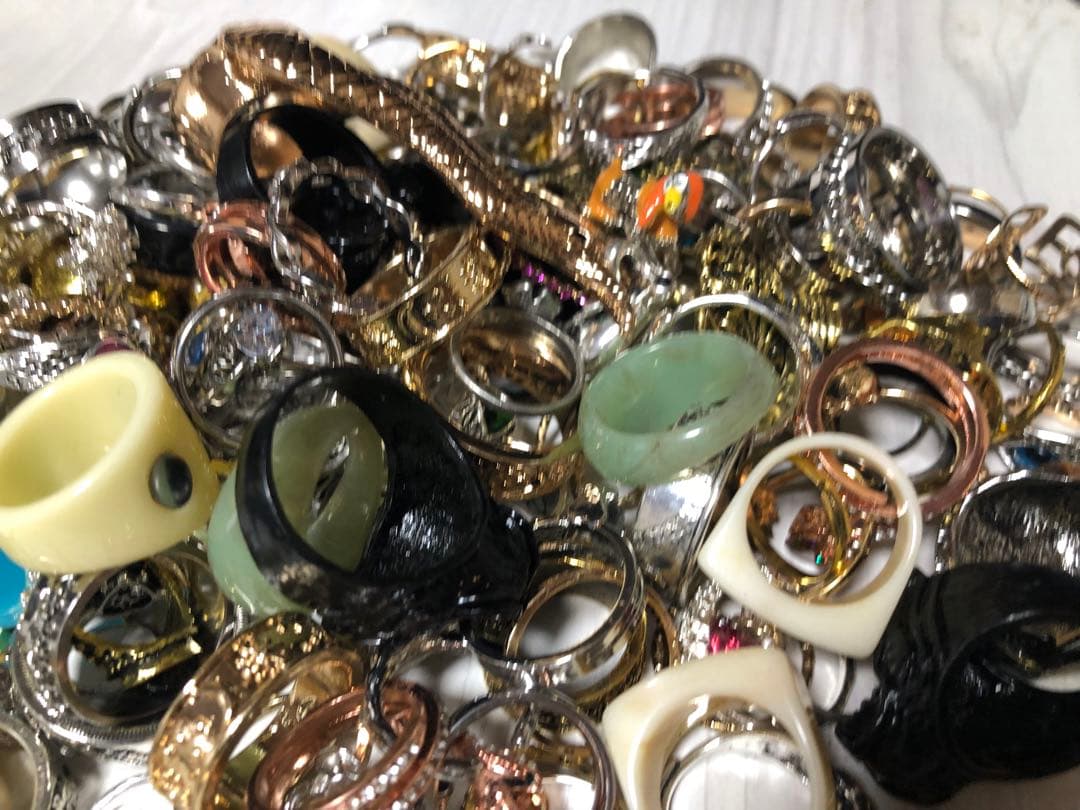 遺品整理　まとめ売り　アクセサリー　リング　シルバー　未検品　遺品整理