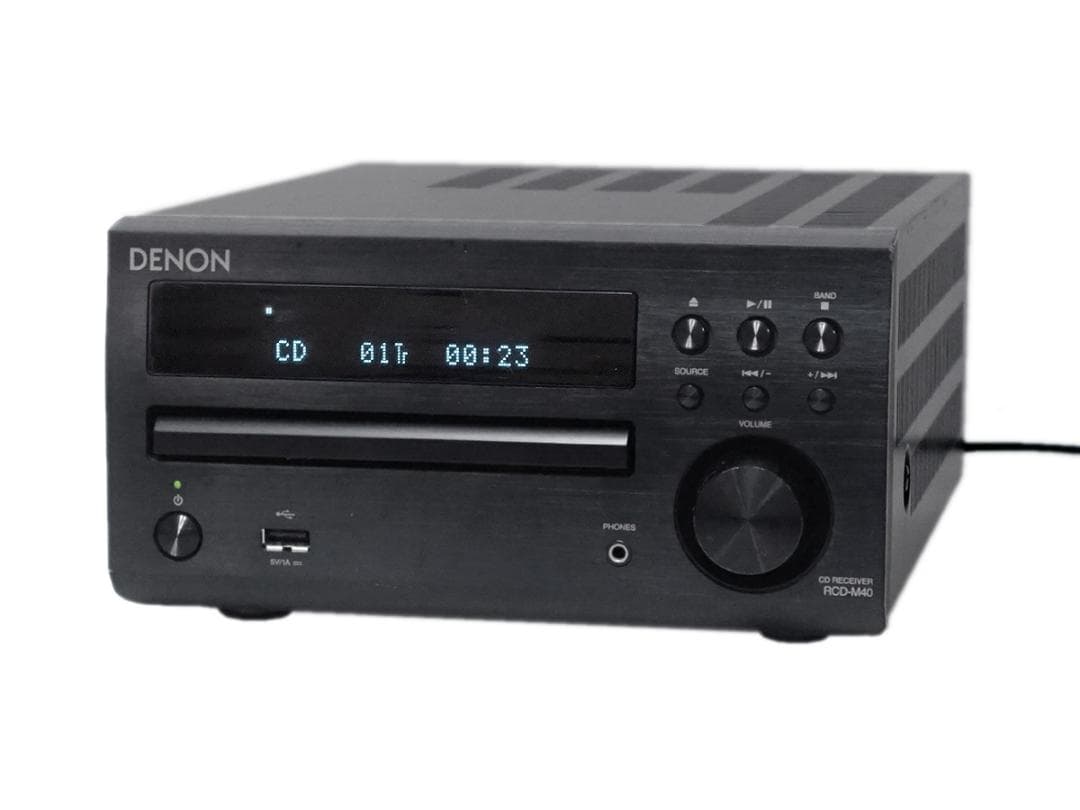 DENON デノン RCD-M40 CDレシーバー ブラック 2015年 動作品
