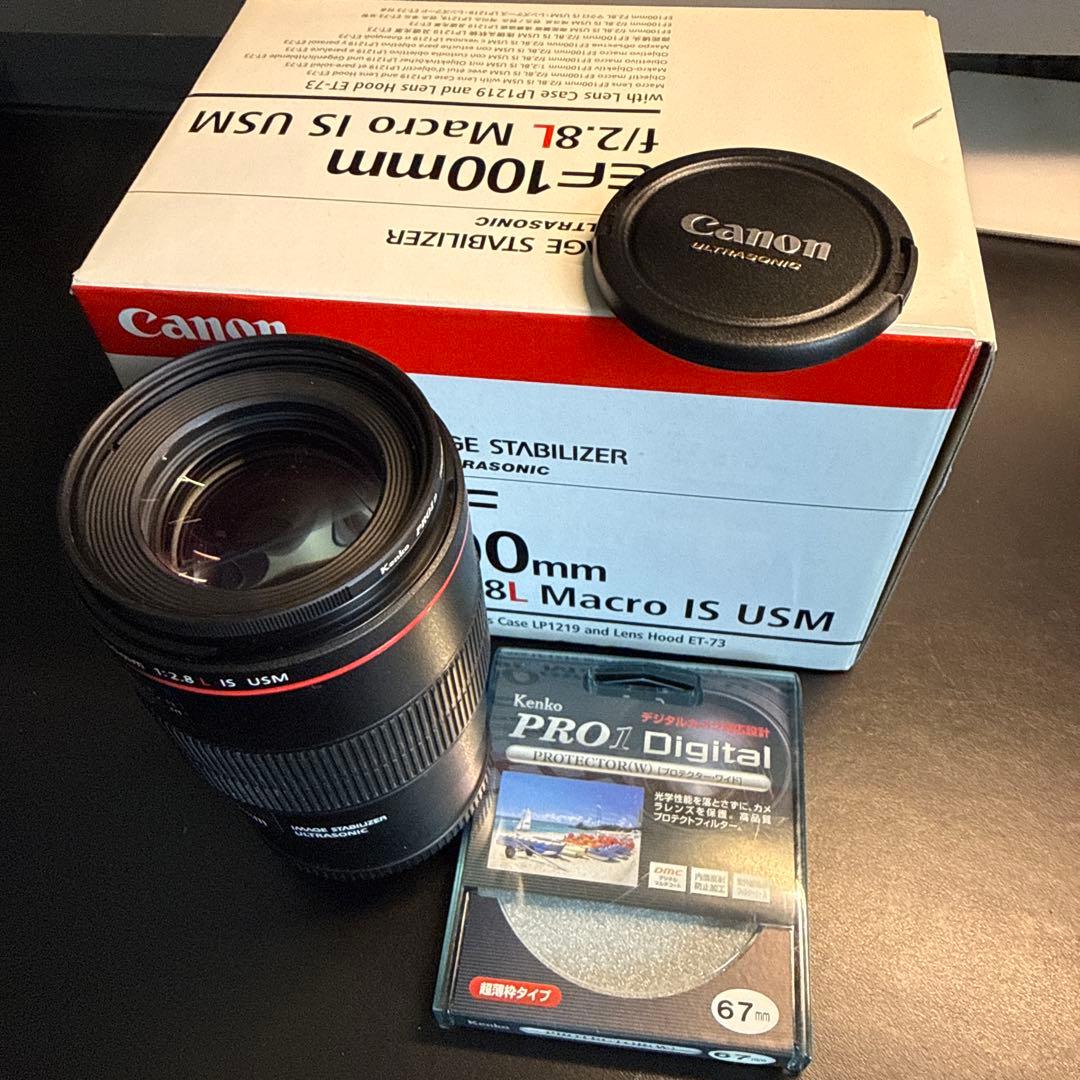 レンズ(ズーム) Canon EF 100mm f/2.8L Macro IS USM