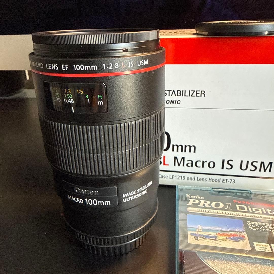 レンズ(ズーム) Canon EF 100mm f/2.8L Macro IS USM