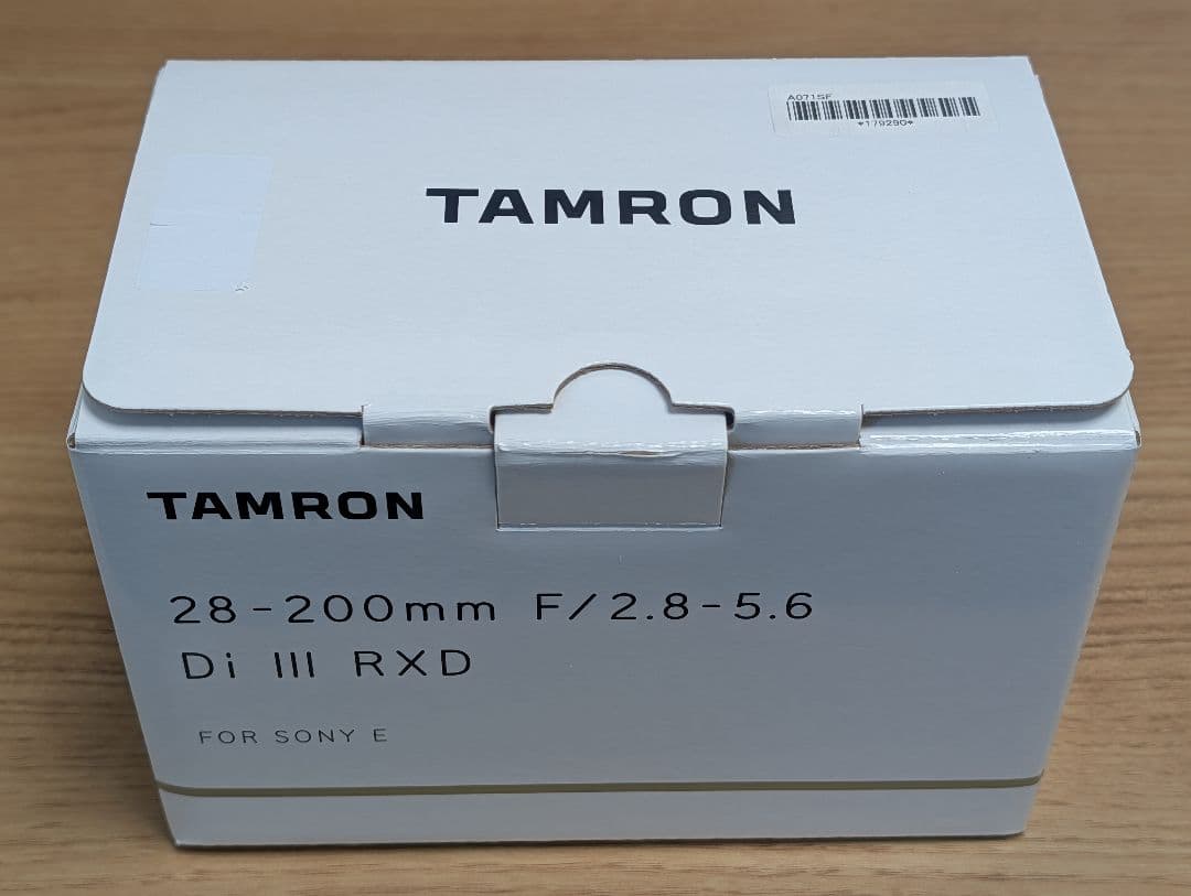【極美品】TAMRON28-200mm F/2.8-5.6 Di III RXD
