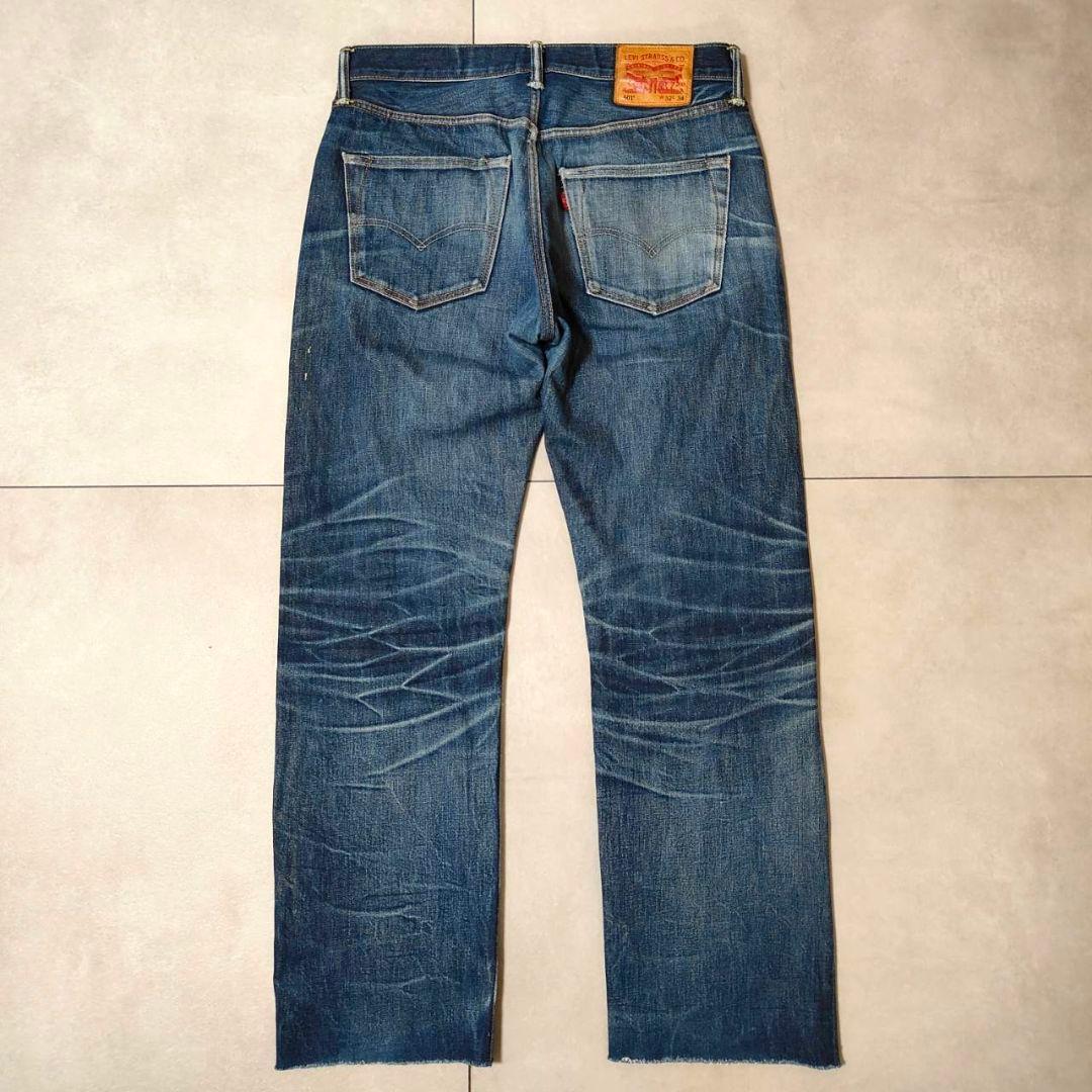 ビンテージ リーバイス 501 グランジデニム ダメージ パッチワーク w32