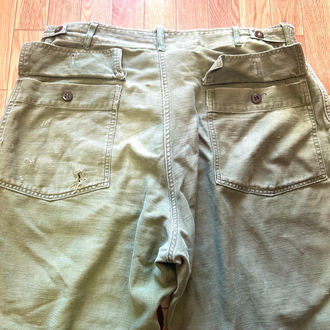 P*3様 【VINTAGE 60's】ベイカー パンツ オリーブグリーン
