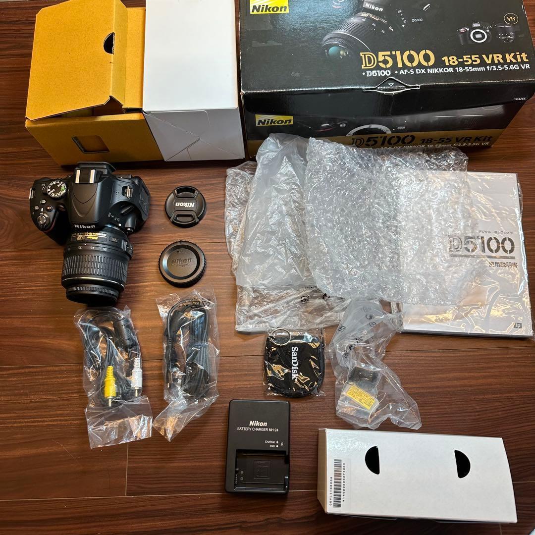 Nikon D5100 ズームキット 一眼レフ 5506