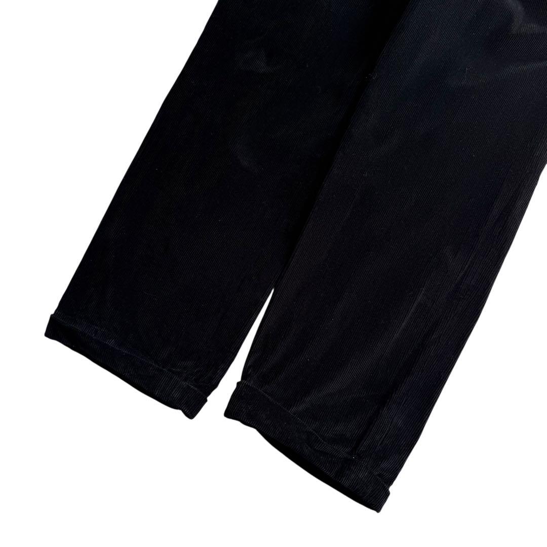 ベルナールザンスニューヨーク コーデュロイパンツ スラックス 裾ダブル ワイド