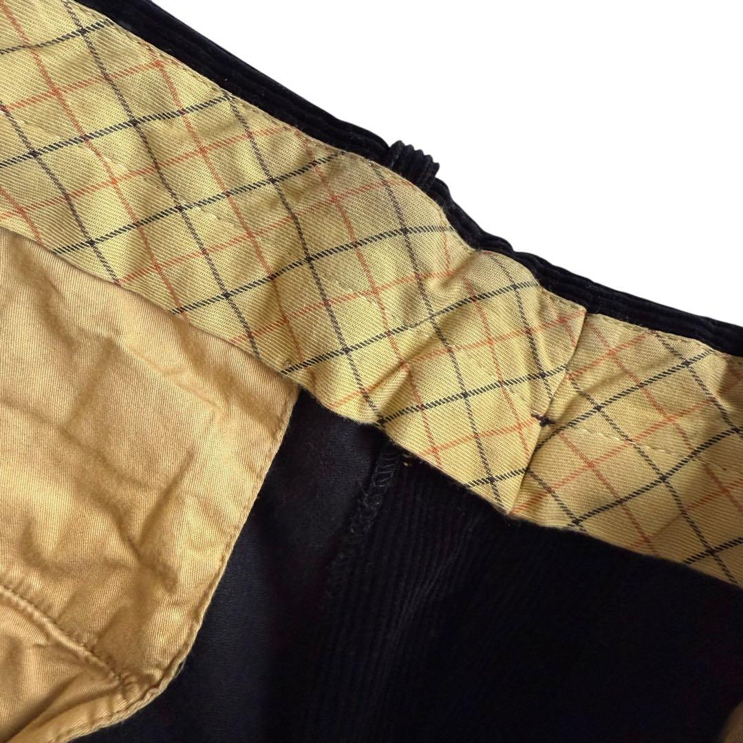 ベルナールザンスニューヨーク コーデュロイパンツ スラックス 裾ダブル ワイド