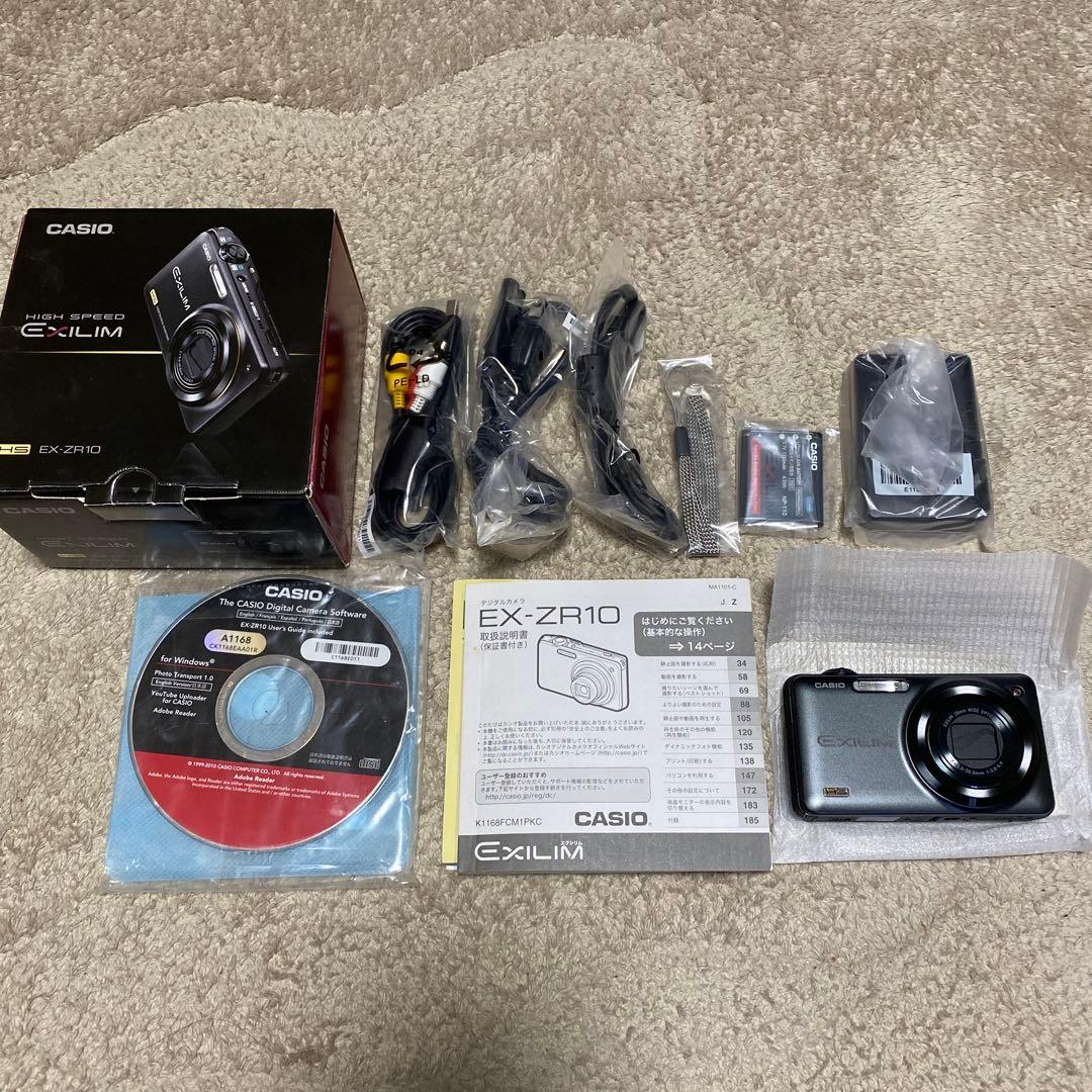 新品未使用CASIO EXILIM EX-ZR10 ブラック