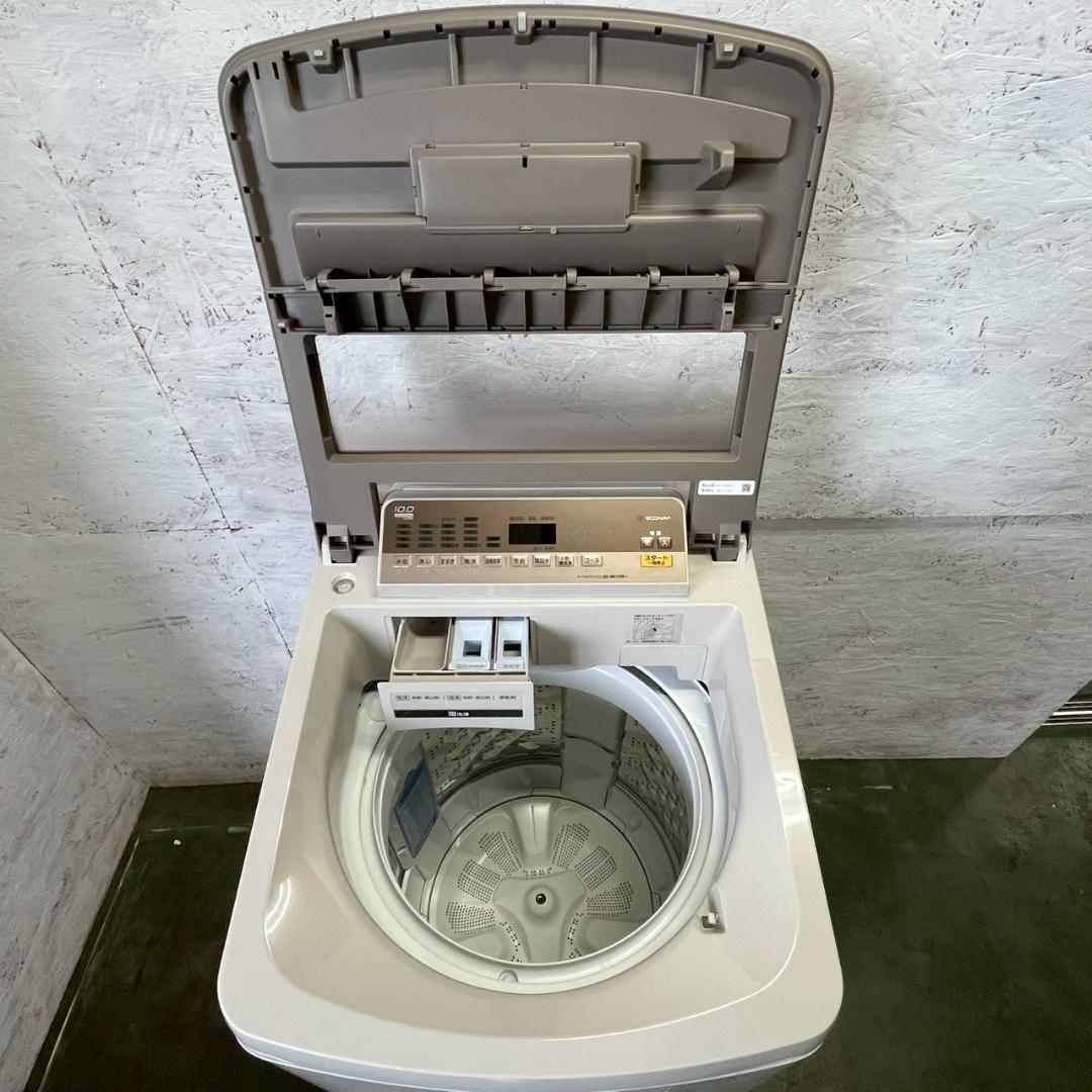 パナソニック 縦型洗濯機10.0kg NA-FA100H5 2018 Y2648