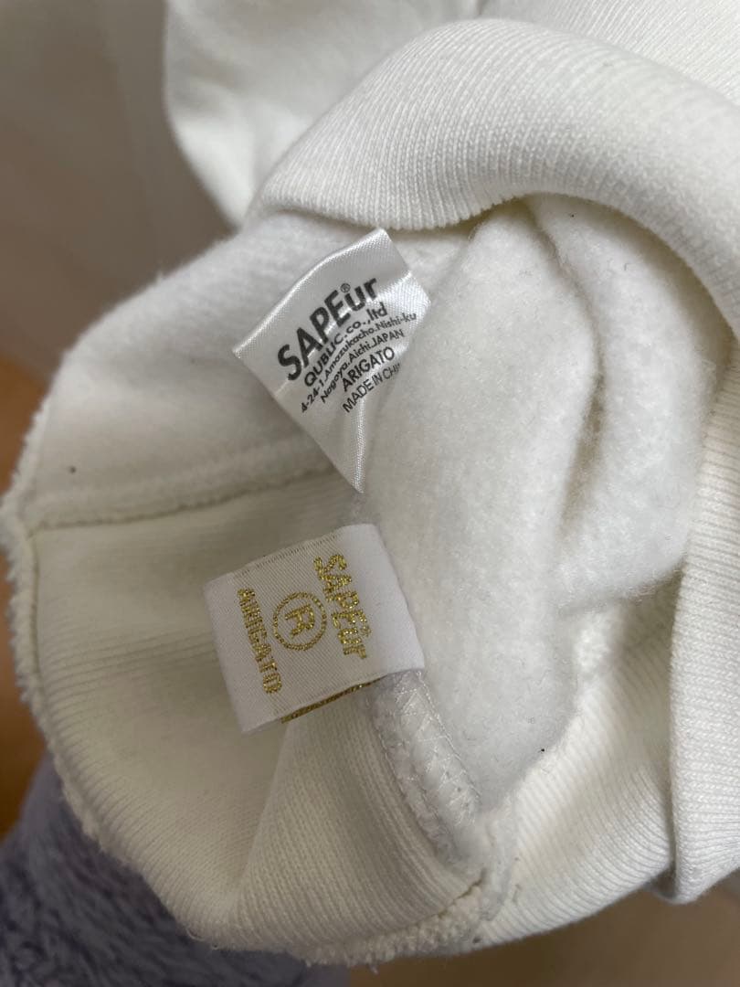 SAPEuR FR2コラボ　スウェット　ウサギ　ホワイト
