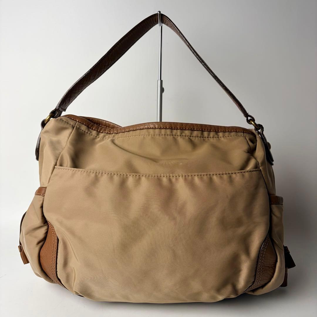 アルビバーバリーブルーレーベル ワンショルダーバッグ ホースロゴ金具