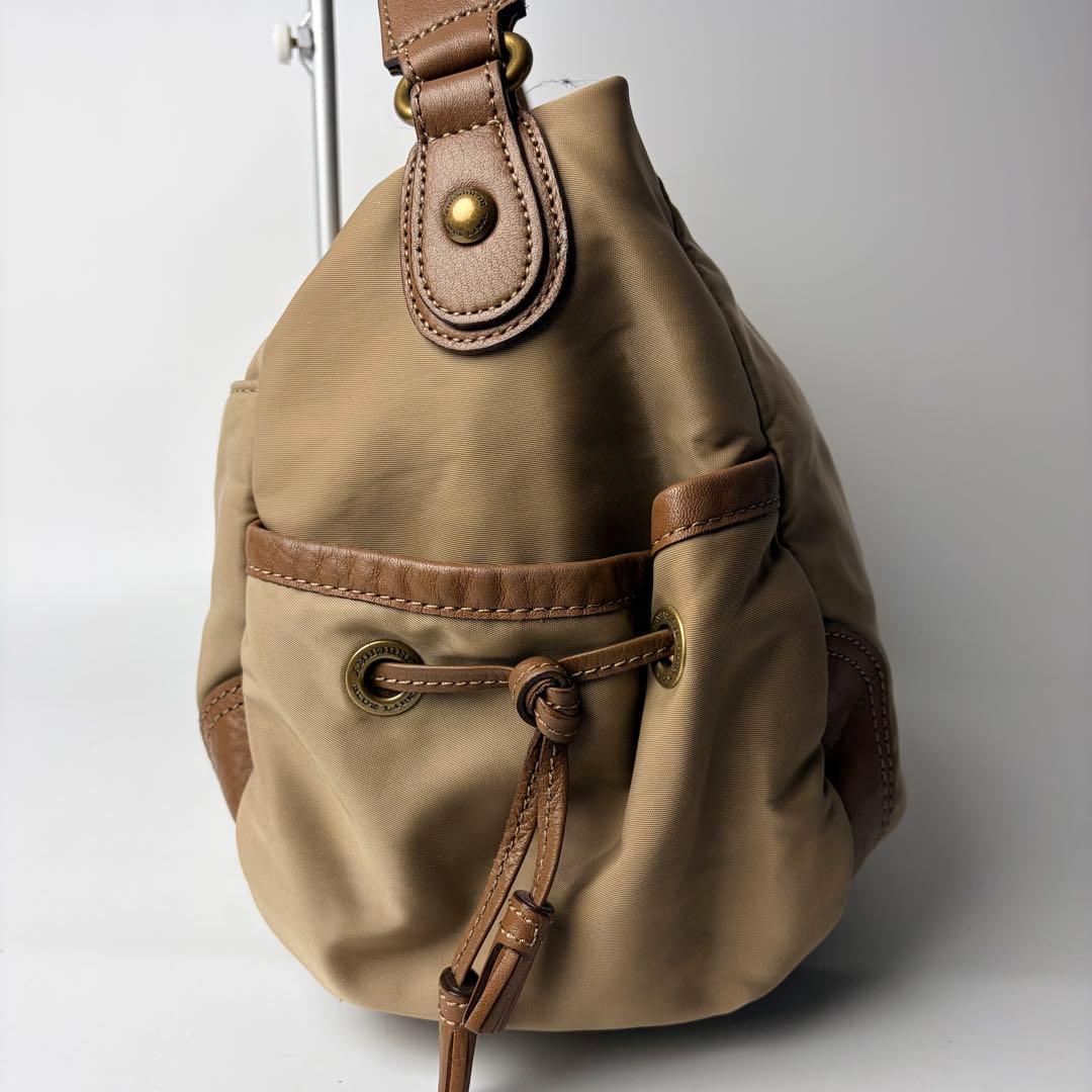 アルビバーバリーブルーレーベル ワンショルダーバッグ ホースロゴ金具