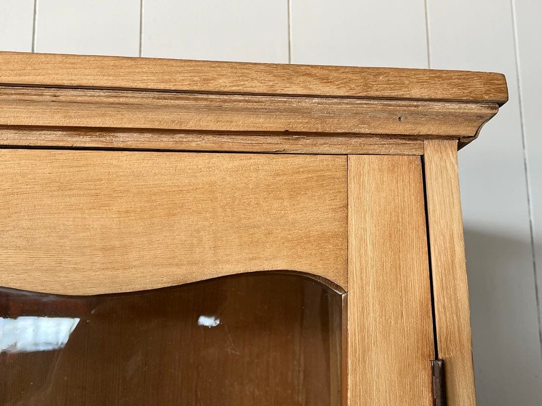 ゆらゆらガラス レトロ 本棚 古民家 古家具 古民具 古道具