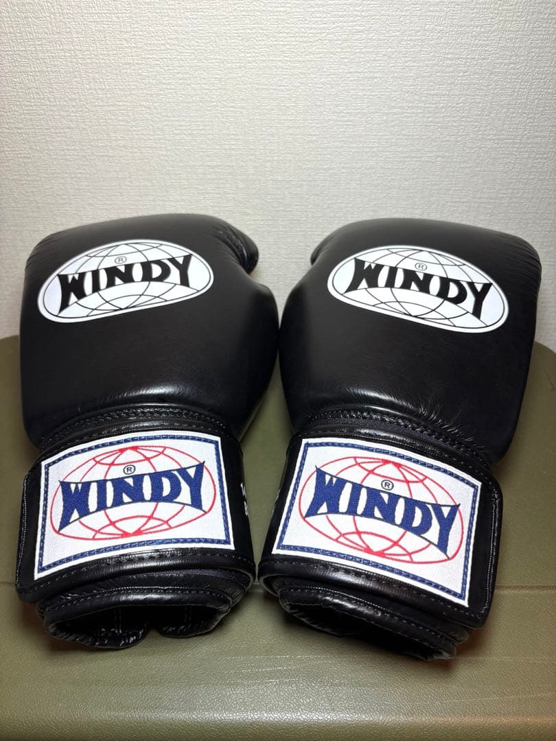 WINDY ボクシンググローブ 14 oz ブラック BGVH